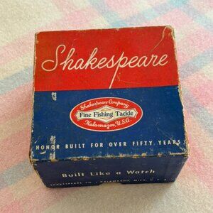 Shakespeare Silent Tru-Art De Luxe Fly Rod Reel 1837 Original Box ONLY